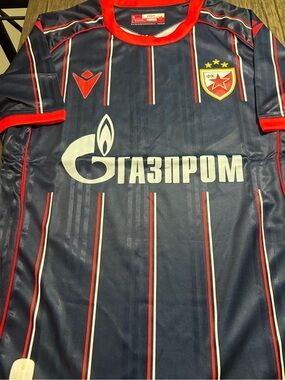 Macron Serbia RED STAR BELGRADE Men’s JERSEY M,L,XL,2X Crvena zvezda New w tags